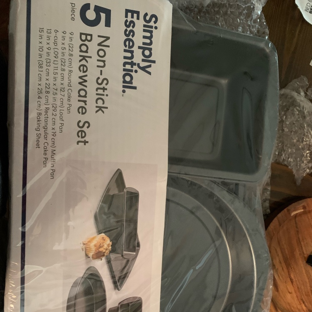 Non stick 5 piece bakeware